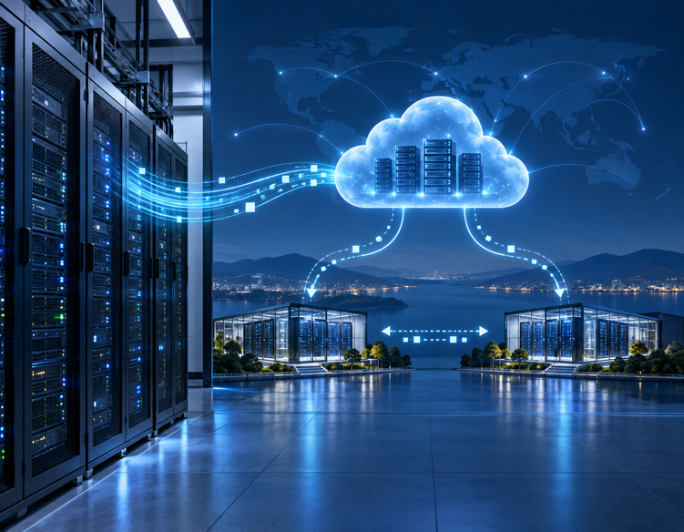 Secure cloud migration and disaster recovery architecture with synchronized backup environments